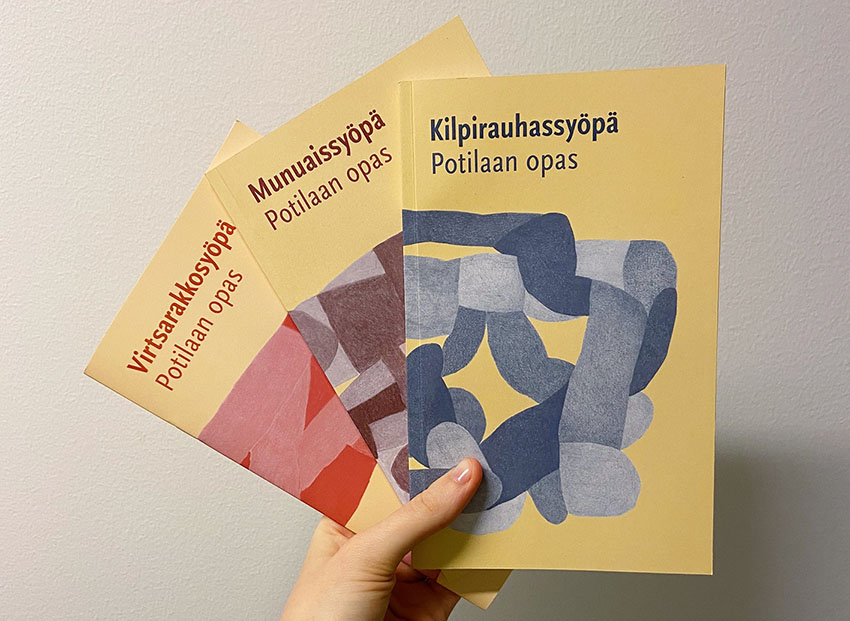 Keltakantisia syöpäpotilasoppaita